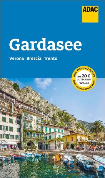 Buchcover und Innenansicht für das Buch: ADAC Reiseführer Gardasee