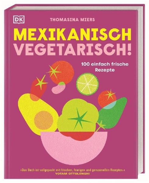 Buchcover und Innenansicht für das Buch: Mexikanisch vegetarisch!