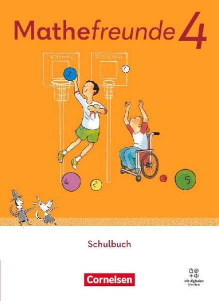 Buchcover und Innenansicht für das Buch: Mathefreunde 4. Schuljahr - Allgemeine Ausgabe 2022 - Schulbuch mit Kartonbeilagen und "Das kann ich schon!"-Heft