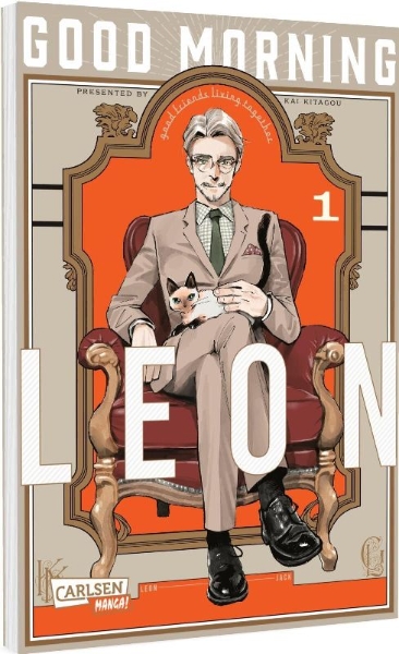 Buchcover und Innenansicht für das Buch: Good Morning Leon