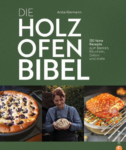 Buchcover und Innenansicht für das Buch: Die Holzofen-Bibel