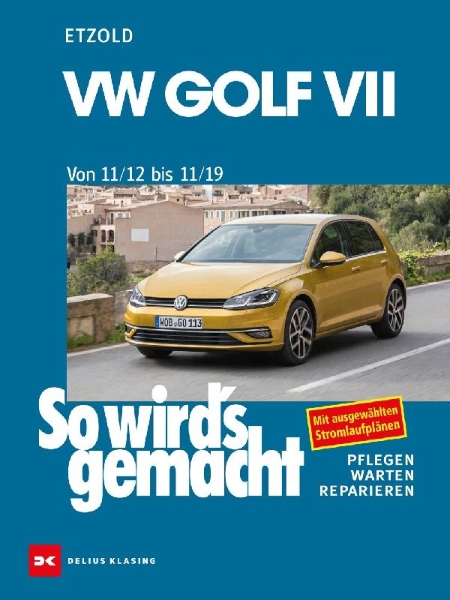 Buchcover und Innenansicht für das Buch: VW Golf VII ab 11/12