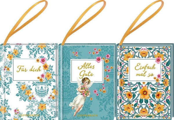 Buchcover und Innenansicht für das Buch: Kleine Anhänger-Bücher: Edition Barbara Behr