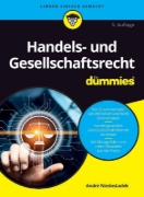 Buchcover und Innenansicht für das Buch: Handels- und Gesellschaftsrecht für Dummies