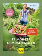 Buchcover und Innenansicht für das Buch: 12 Monate Gemüse ernten