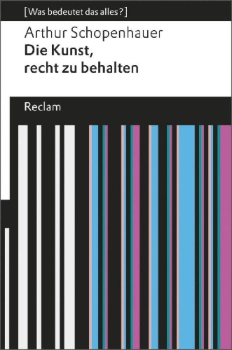 Buchcover und Innenansicht für das Buch: Die Kunst, recht zu behalten