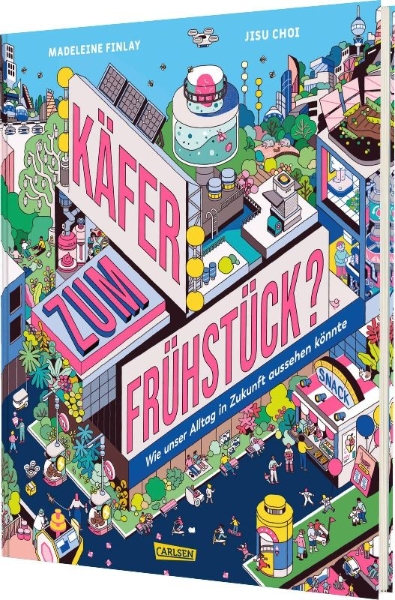Buchcover und Innenansicht für das Buch: Beetles for Breakfast