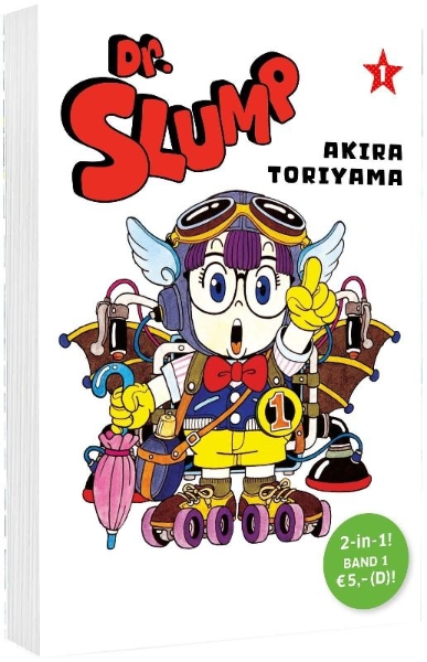 Buchcover und Innenansicht für das Buch: Dr. Slump