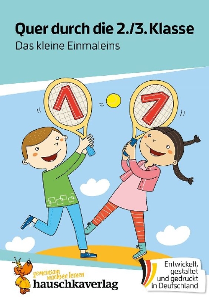 Buchcover und Innenansicht für das Buch: Quer durch die 2./3. Klasse, Das kleine Einmaleins - A5-Übungsblock