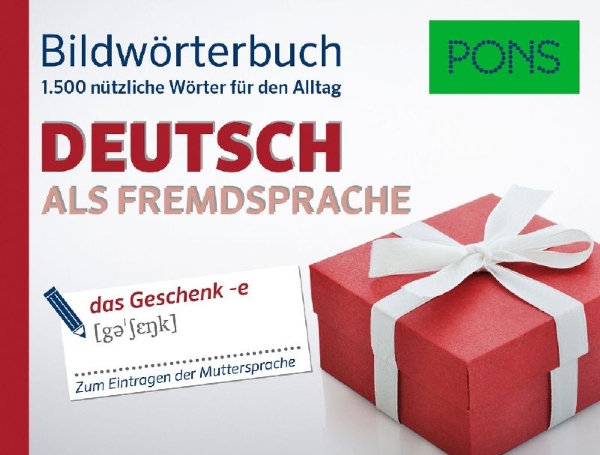 Buchcover und Innenansicht für das Buch: PONS Bildwörterbuch Deutsch als Fremdsprache