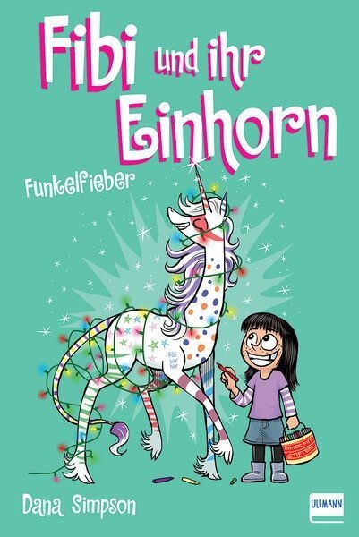 Buchcover und Innenansicht für das Buch: Fibi und ihr Einhorn (Bd. 4) - Funkelfieber