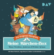 Buchcover und Innenansicht für das Buch: Meine Märchen-Box - Die 34 schönsten Märchen-Hörspiele