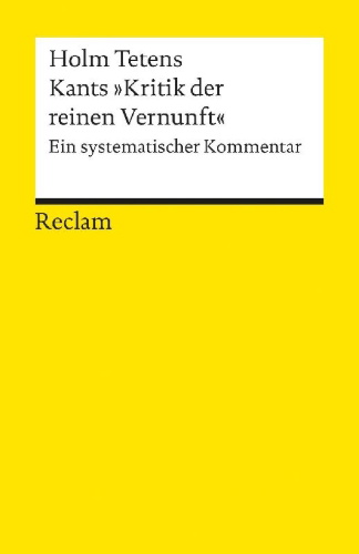 Buchcover und Innenansicht für das Buch: Kants "Kritik der reinen Vernunft"