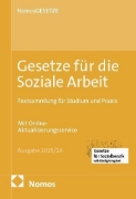 Buchcover und Innenansicht für das Buch: Gesetze für die Soziale Arbeit