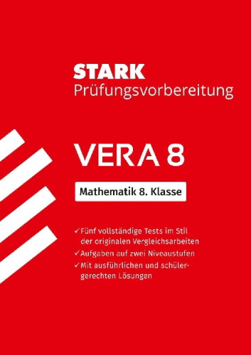 Buchcover und Innenansicht für das Buch: STARK Mathematik VERA 8 - Prüfungsvorbereitung