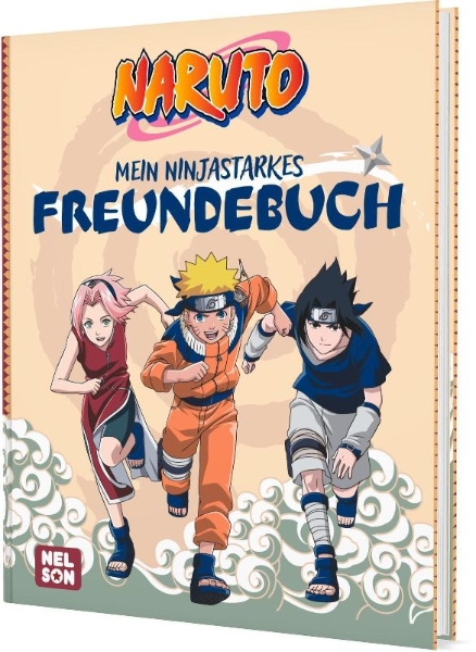 Buchcover und Innenansicht für das Buch: Naruto: Mein ninjastarkes Freundebuch