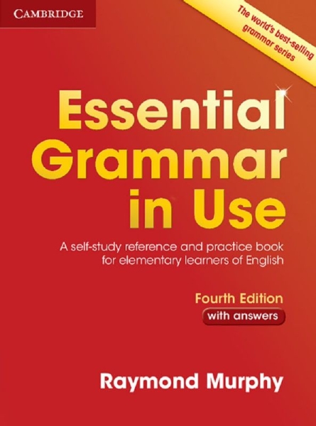 Buchcover und Innenansicht für das Buch: Essential Grammar in Use. Book with answers