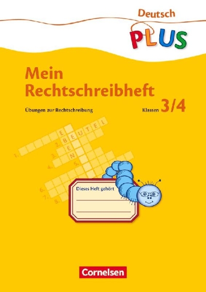 Buchcover und Innenansicht für das Buch: Mein Rechtschreibheft. Neue Rechtschreibung