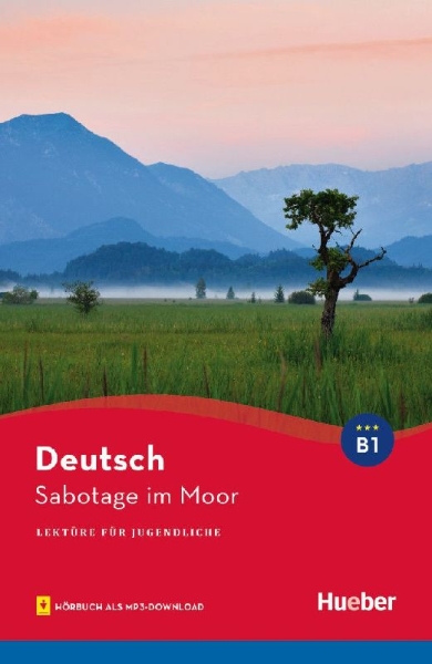 Buchcover und Innenansicht für das Buch: Sabotage im Moor