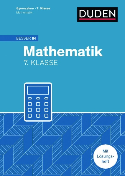 Buchcover und Innenansicht für das Buch: Besser in Mathematik - Gymnasium 7. Klasse