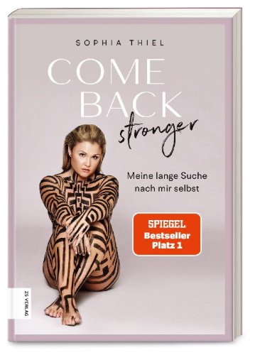 Buchcover und Innenansicht für das Buch: Come back stronger