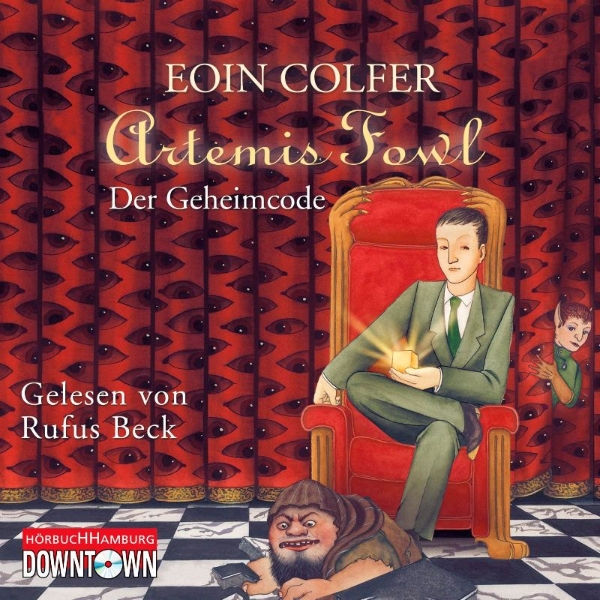 Buchcover und Innenansicht für das Buch: Artemis Fowl - Der Geheimcode