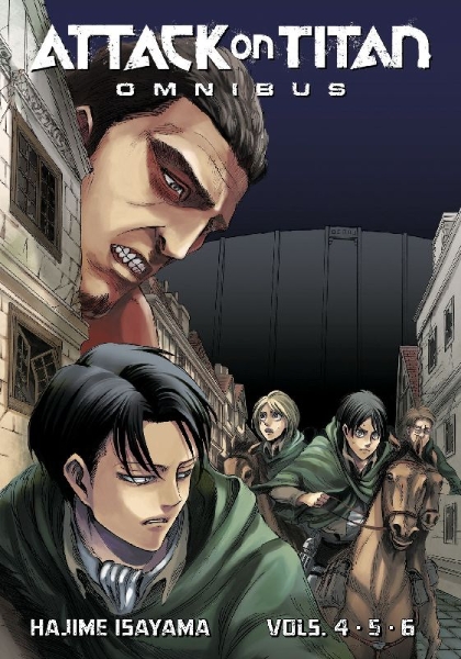 Buchcover und Innenansicht für das Buch: Attack on Titan Omnibus 2 (Vol. 4-6)