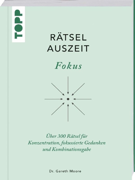 Buchcover und Innenansicht für das Buch: RätselAuszeit - Fokus