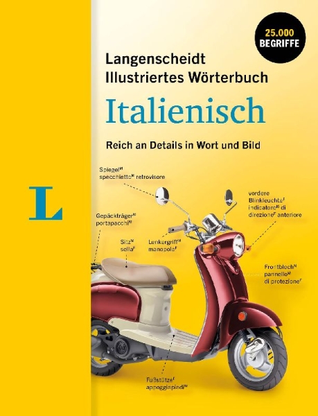 Buchcover und Innenansicht für das Buch: Langenscheidt Illustriertes Wörterbuch Italienisch