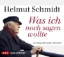 Buchcover und Innenansicht für das Buch: Was ich noch sagen wollte