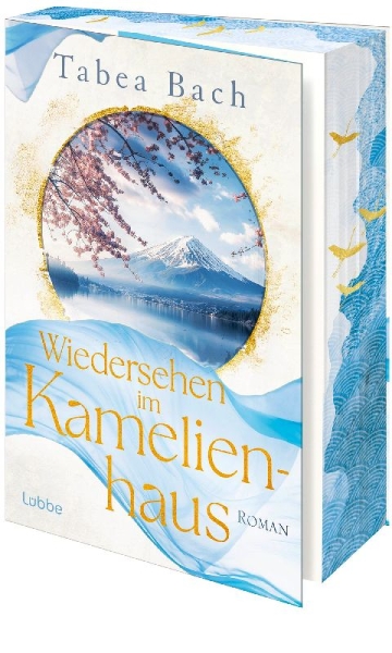 Buchcover und Innenansicht für das Buch: Wiedersehen im Kamelienhaus