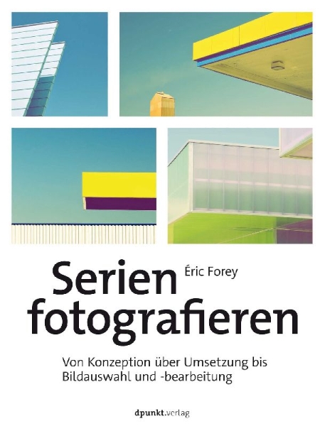 Buchcover und Innenansicht für das Buch: Serien fotografieren