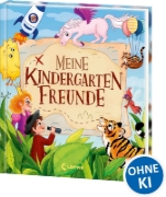 Buchcover und Innenansicht für das Buch: Meine Kindergarten-Freunde (Magische Wesen, Tiere & Co.)