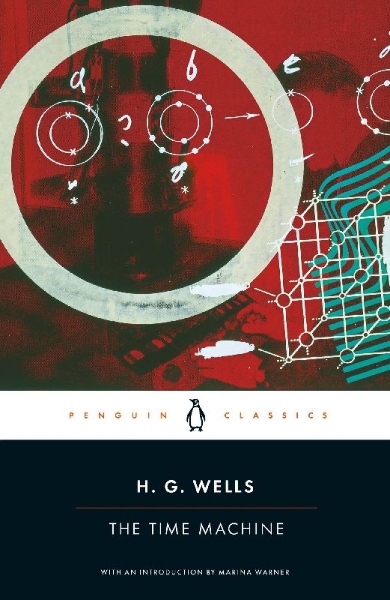 Buchcover und Innenansicht für das Buch: The Time Machine