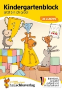 Buchcover und Innenansicht für das Buch: Kindergartenblock ab 3 Jahre - Jetzt bin ich groß!