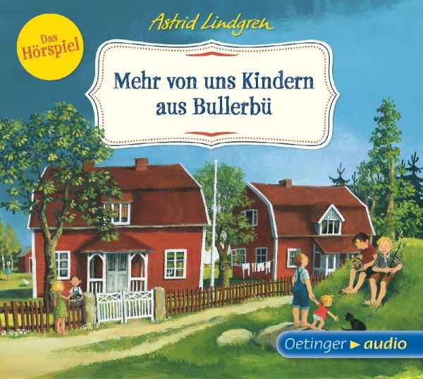 Buchcover und Innenansicht für das Buch: Mera om oss Barn i Bullerbyn
