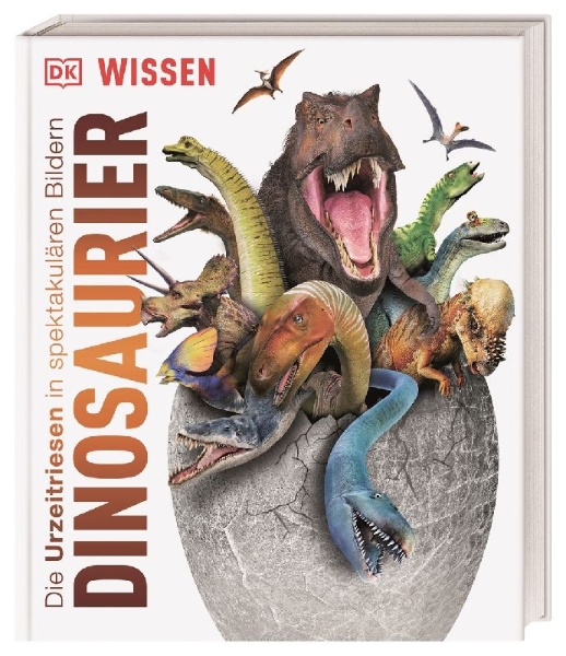 Buchcover und Innenansicht für das Buch: DK Wissen. Dinosaurier
