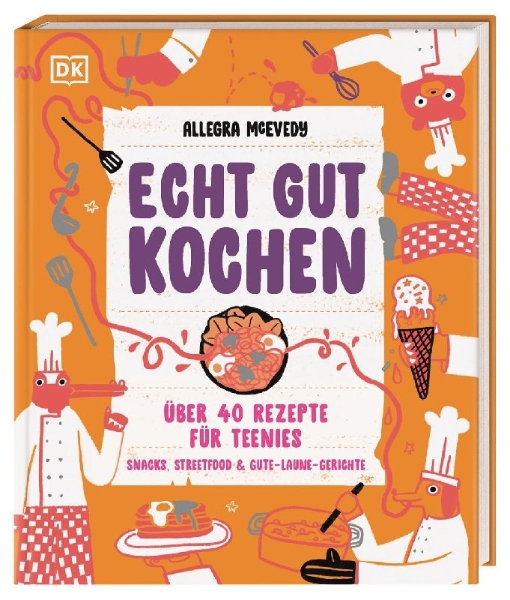 Buchcover und Innenansicht für das Buch: Echt gut kochen