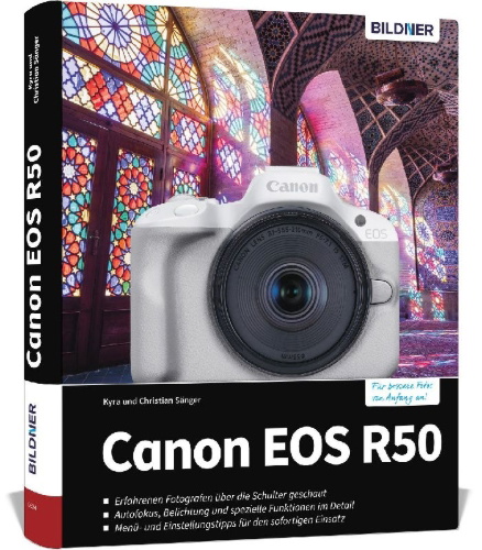 Buchcover und Innenansicht für das Buch: Canon EOS R50