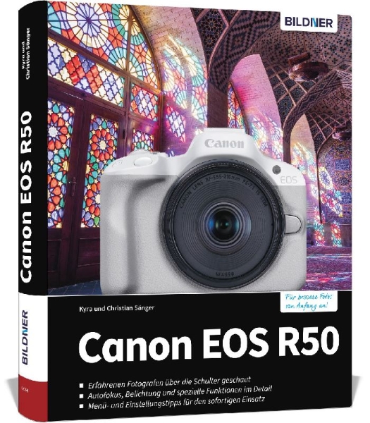 Buchcover und Innenansicht für das Buch: Canon EOS R50