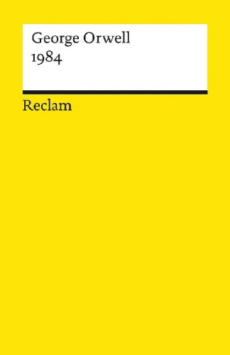 Buchcover und Innenansicht für das Buch: 1984