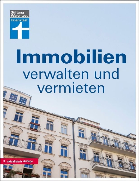 Buchcover und Innenansicht für das Buch: Immobilien verwalten und vermieten