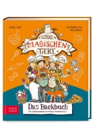 Buchcover und Innenansicht für das Buch: Die Schule der magischen Tiere - Das Backbuch