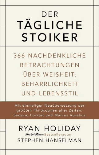 Buchcover und Innenansicht für das Buch: Der tägliche Stoiker