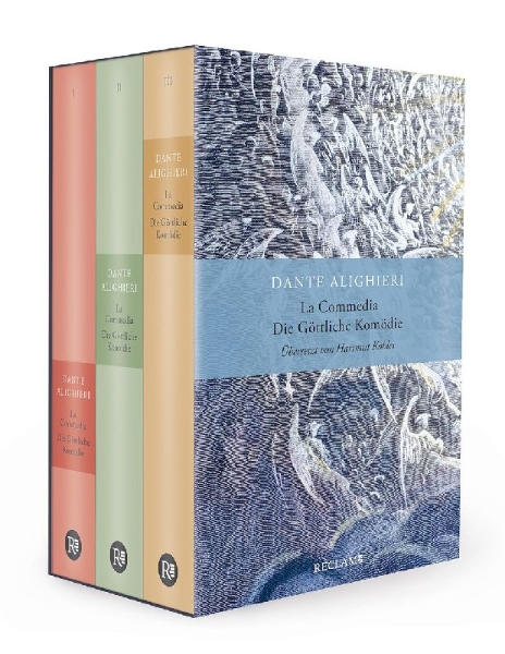 Buchcover und Innenansicht für das Buch: La Commedia / Die Göttliche Komödie