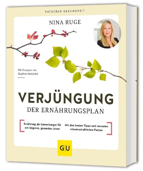 Buchcover und Innenansicht für das Buch: Verjüngung - Der Ernährungsplan