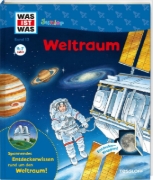 Buchcover und Innenansicht für das Buch: WAS IST WAS Junior Band 13. Weltraum