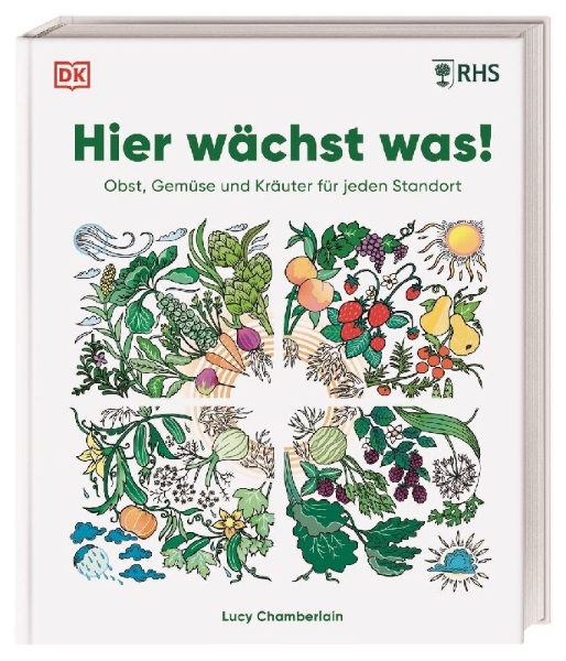 Buchcover und Innenansicht für das Buch: Hier wächst was!