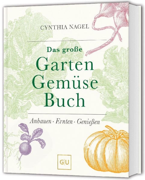 Buchcover und Innenansicht für das Buch: Das große Garten-Gemüse-Buch