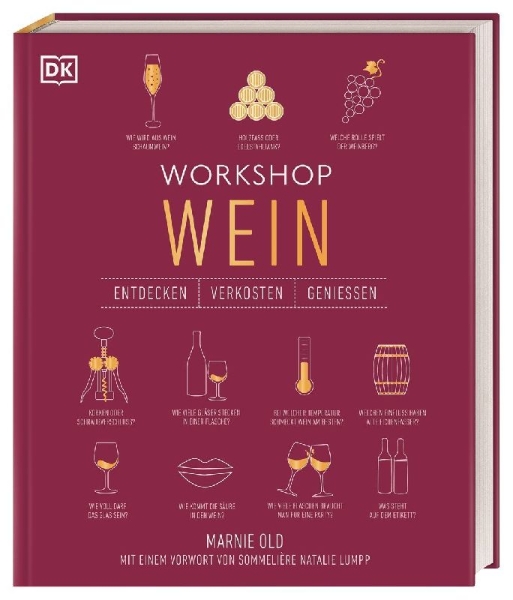 Buchcover und Innenansicht für das Buch: Workshop Wein